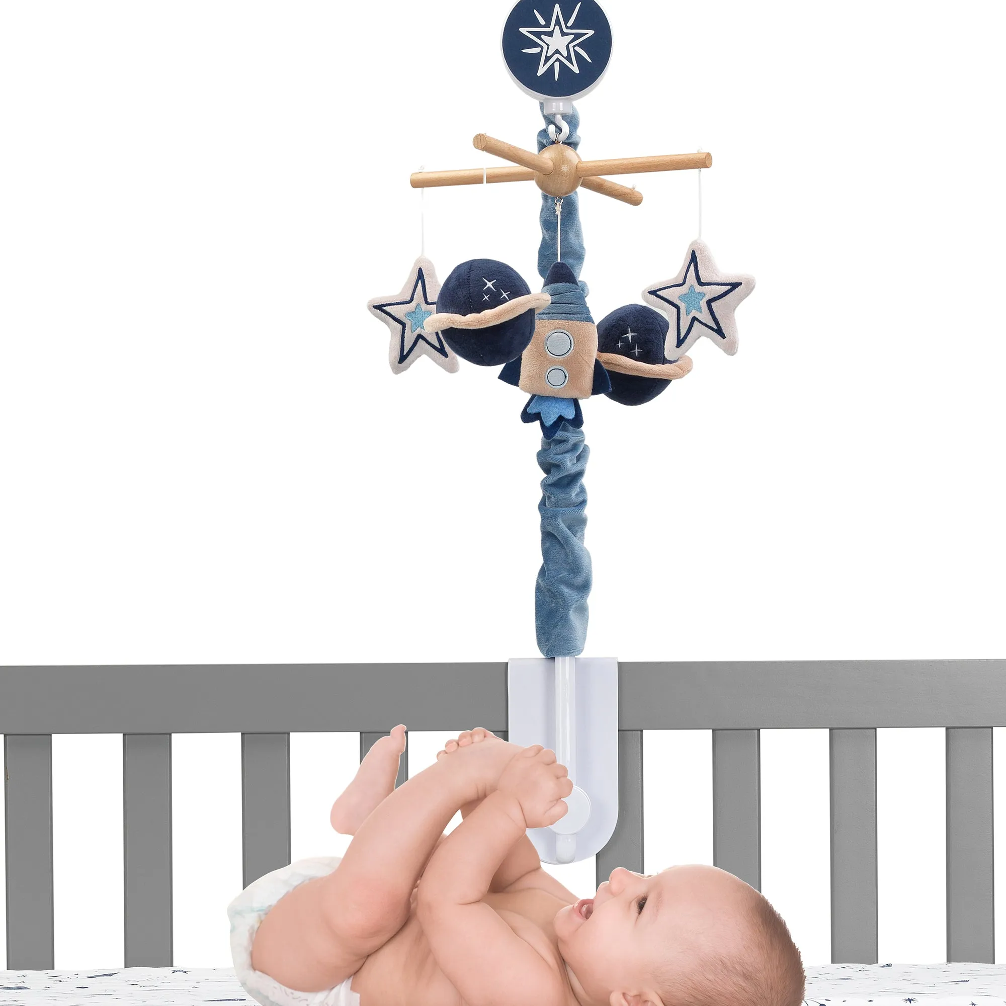 Sky Rocket Musical Baby Crib Mobile