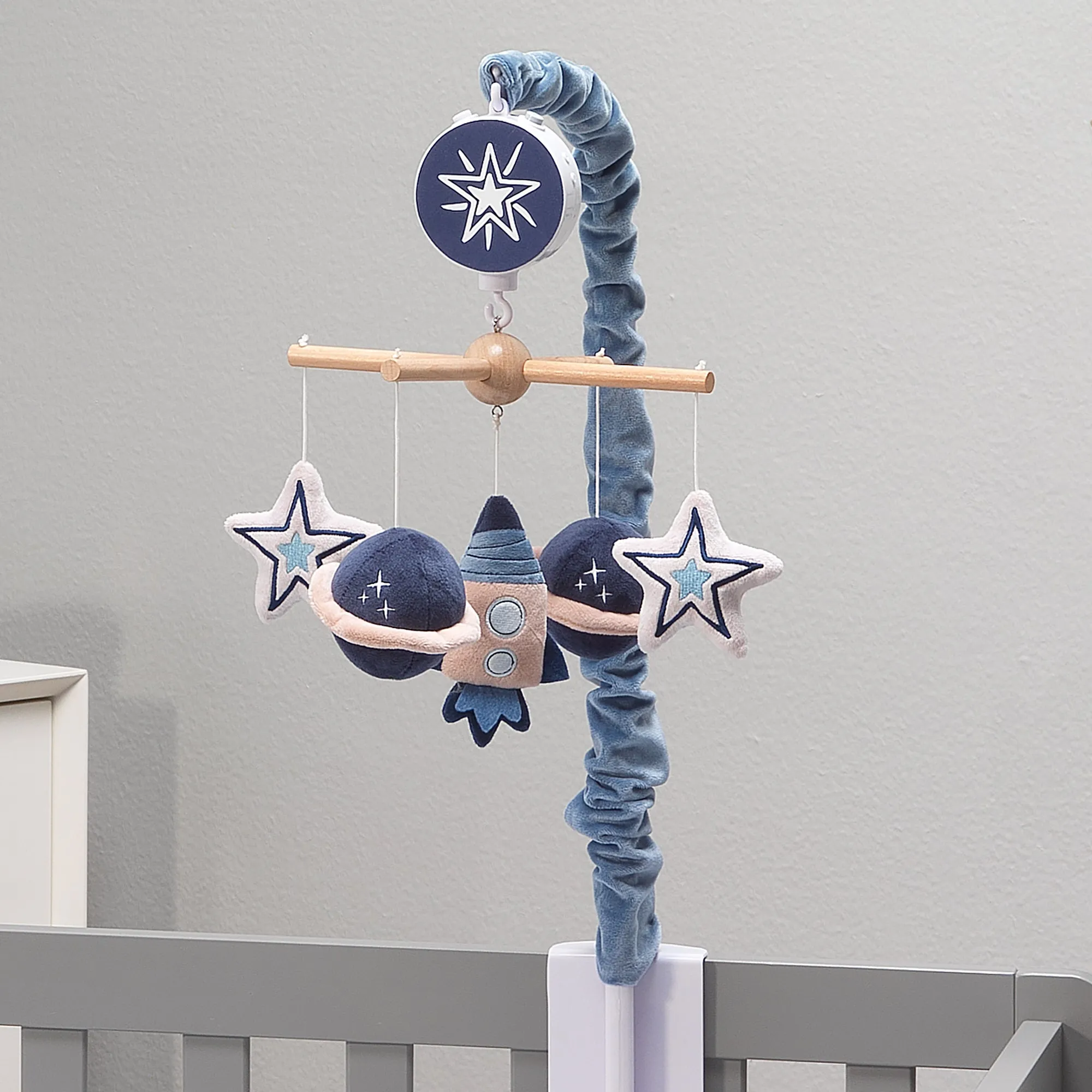 Sky Rocket Musical Baby Crib Mobile