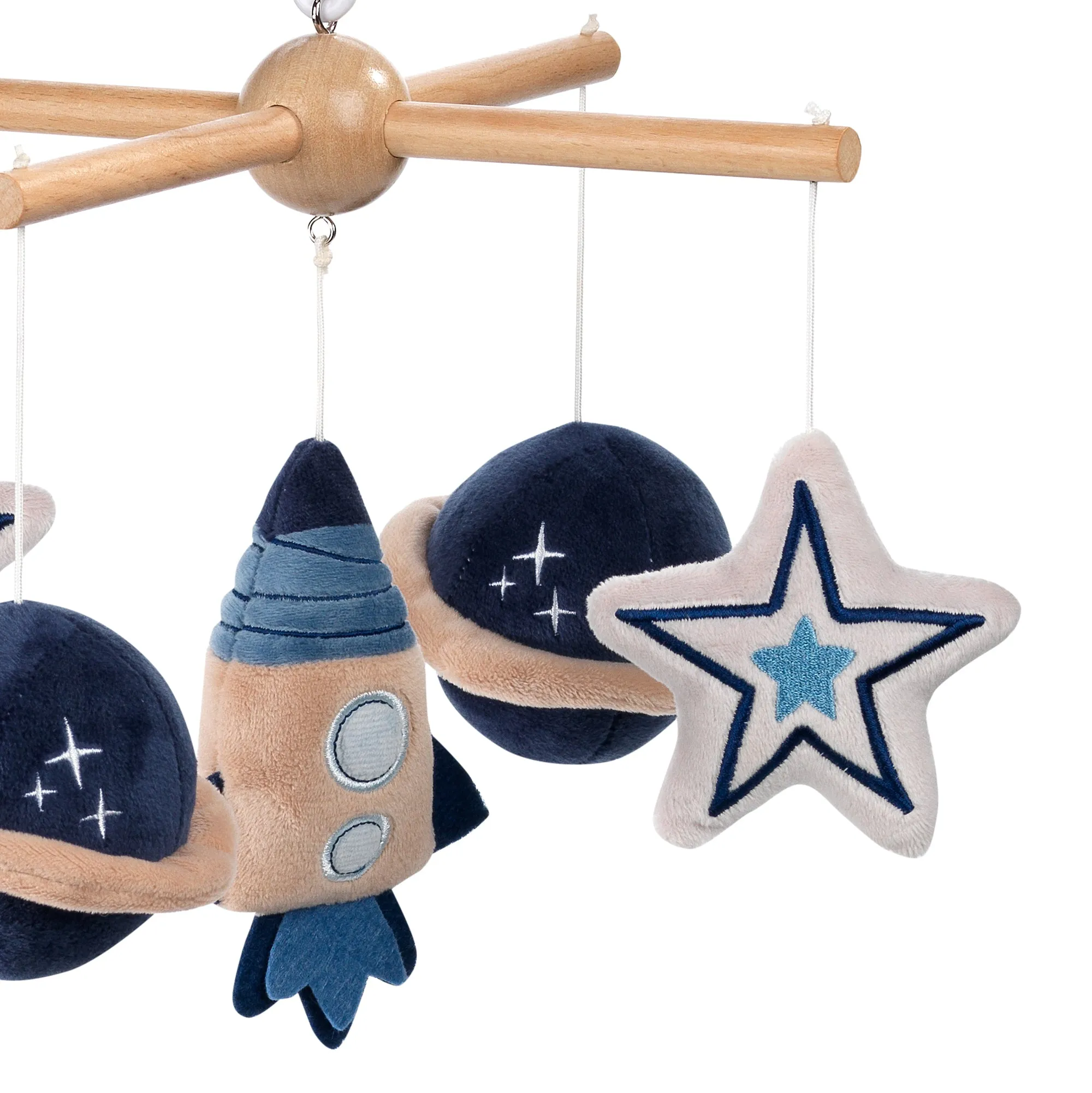 Sky Rocket Musical Baby Crib Mobile