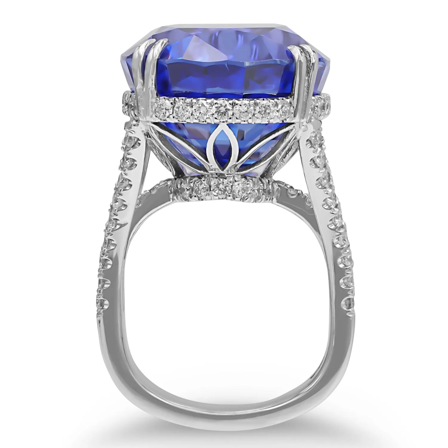 Tanzanite and Diamond Ring