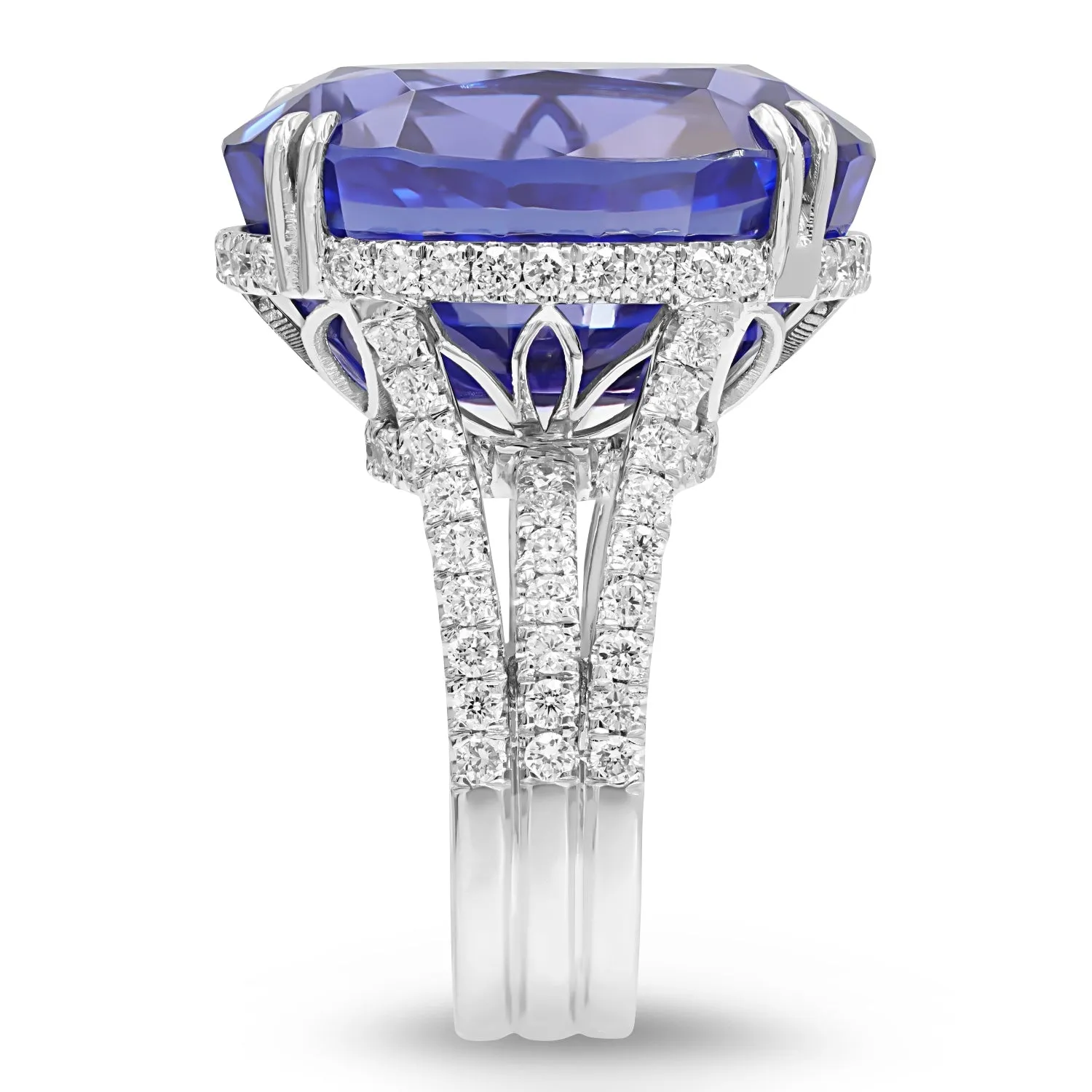 Tanzanite and Diamond Ring