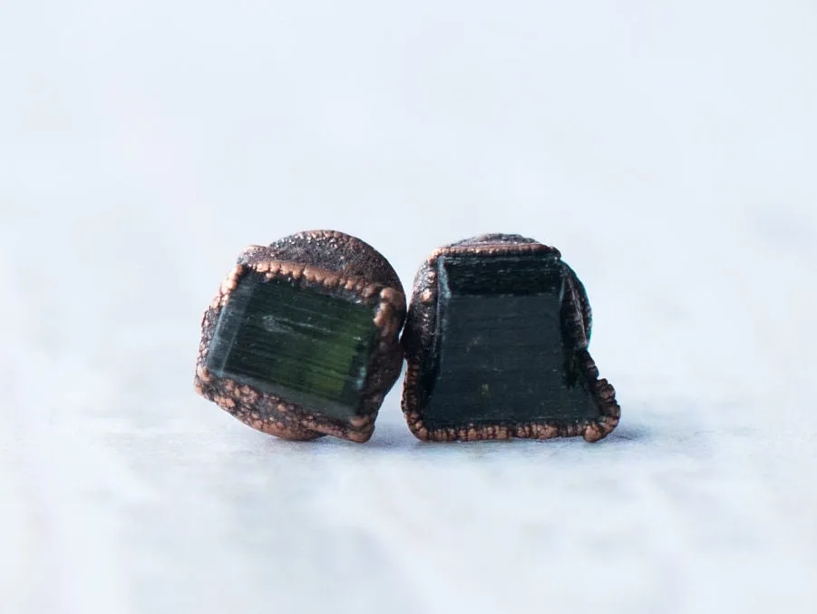 Tourmaline earrings | Stud earrings