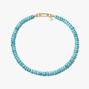 TURQUOISE CANDY BEAD NECKLACE