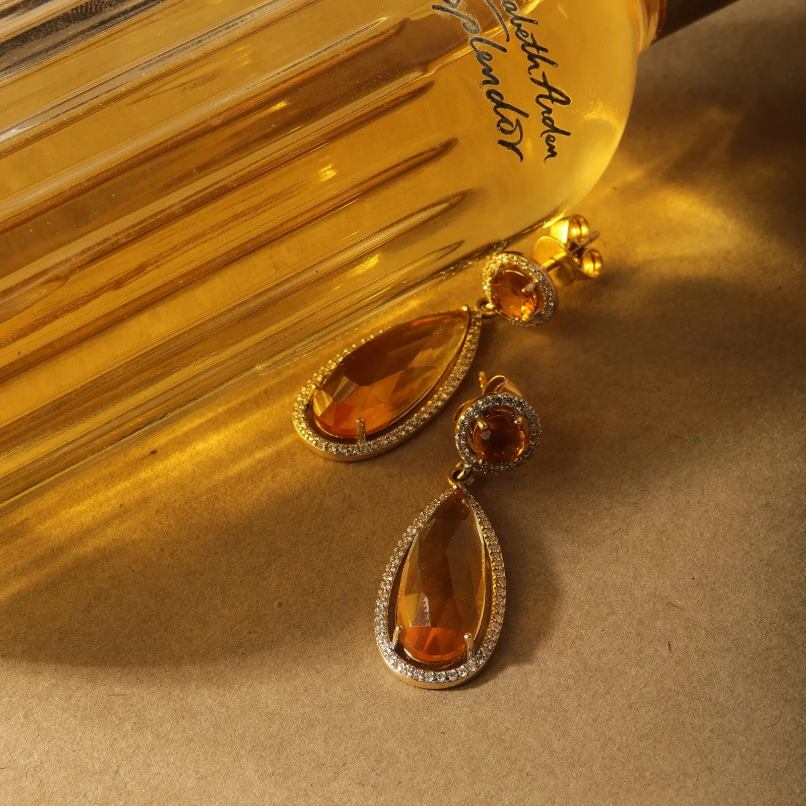 Venus Citrine Earrings