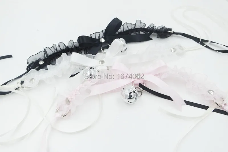 VenusFox Lolita Lace Floral Ribbon Collar Necklace