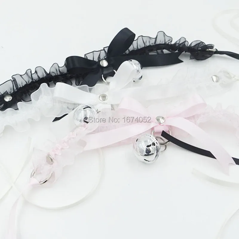 VenusFox Lolita Lace Floral Ribbon Collar Necklace