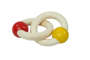 Wooden Rattle Baby Rings