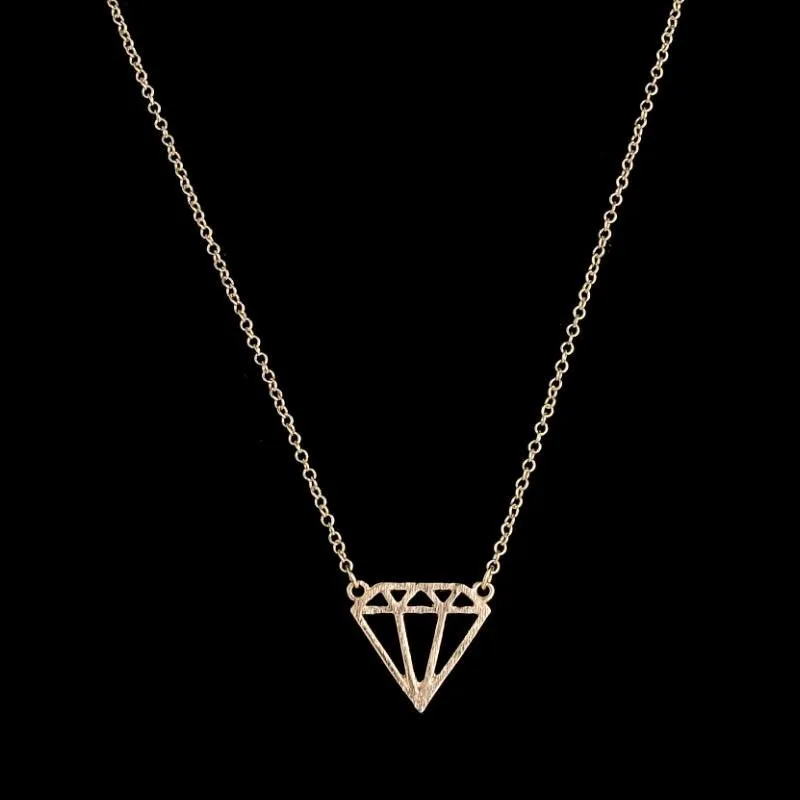 You're a Gem Necklace in Gold Openwork